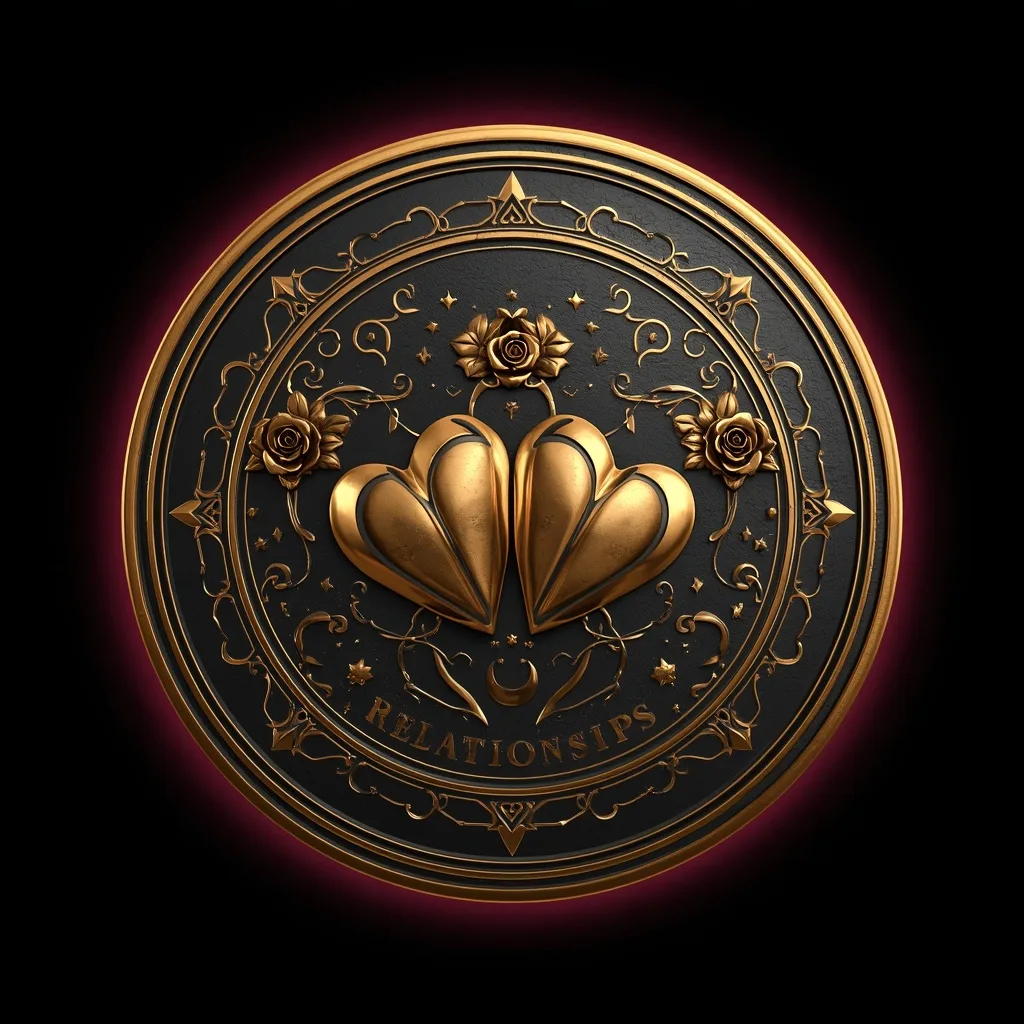 Emblema de amor y relaciones